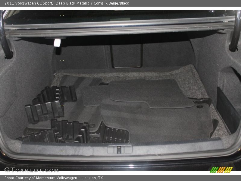 Deep Black Metallic / Cornsilk Beige/Black 2011 Volkswagen CC Sport