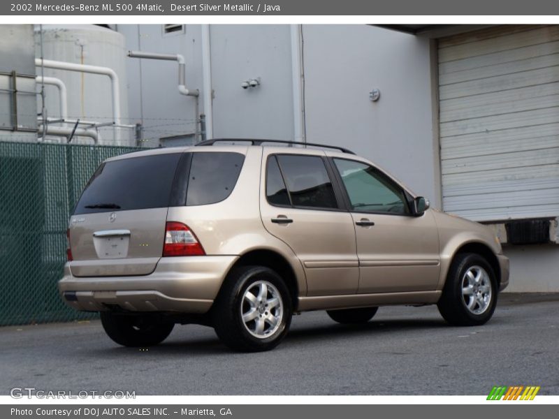 Desert Silver Metallic / Java 2002 Mercedes-Benz ML 500 4Matic