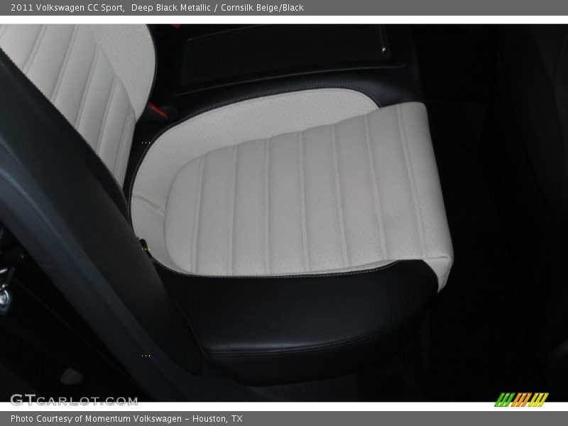 Deep Black Metallic / Cornsilk Beige/Black 2011 Volkswagen CC Sport