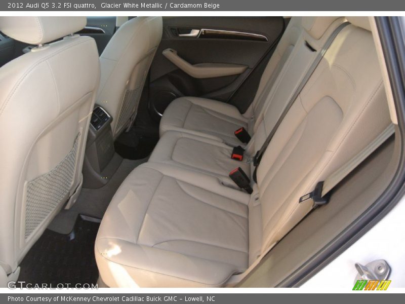 Glacier White Metallic / Cardamom Beige 2012 Audi Q5 3.2 FSI quattro