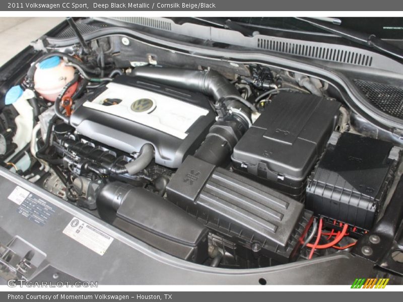 Deep Black Metallic / Cornsilk Beige/Black 2011 Volkswagen CC Sport