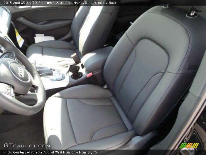 Mythos Black Metallic / Black 2015 Audi Q5 3.0 TDI Premium Plus quattro