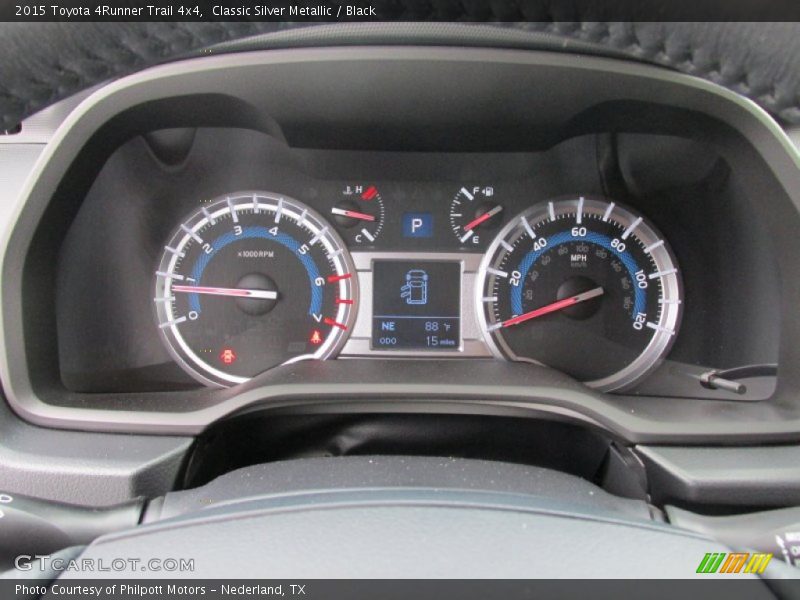 Classic Silver Metallic / Black 2015 Toyota 4Runner Trail 4x4