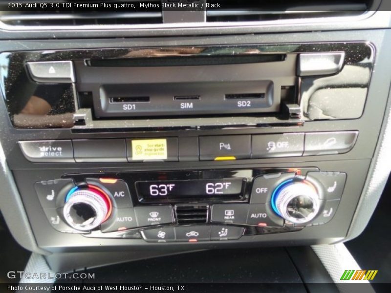 Mythos Black Metallic / Black 2015 Audi Q5 3.0 TDI Premium Plus quattro