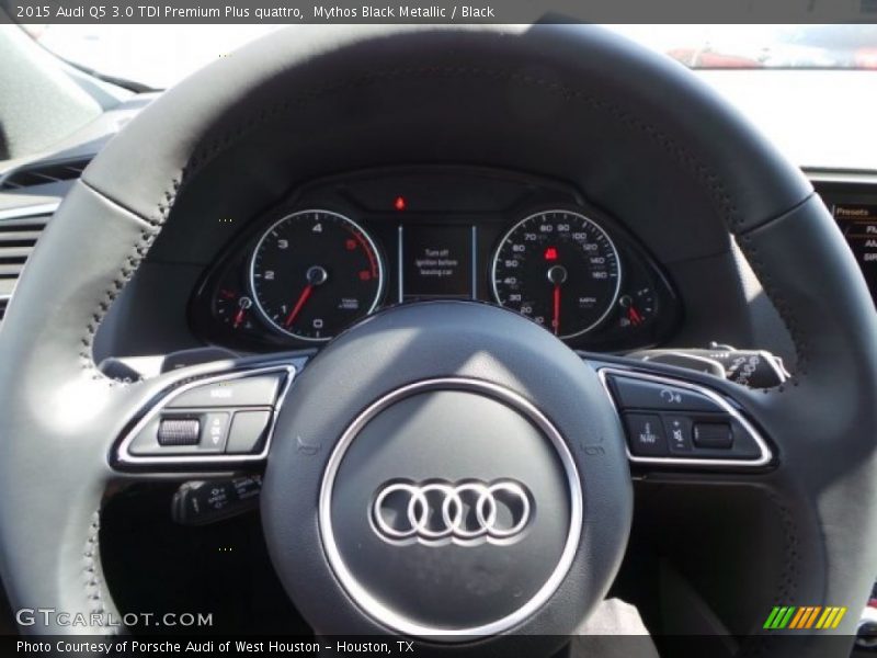 Mythos Black Metallic / Black 2015 Audi Q5 3.0 TDI Premium Plus quattro