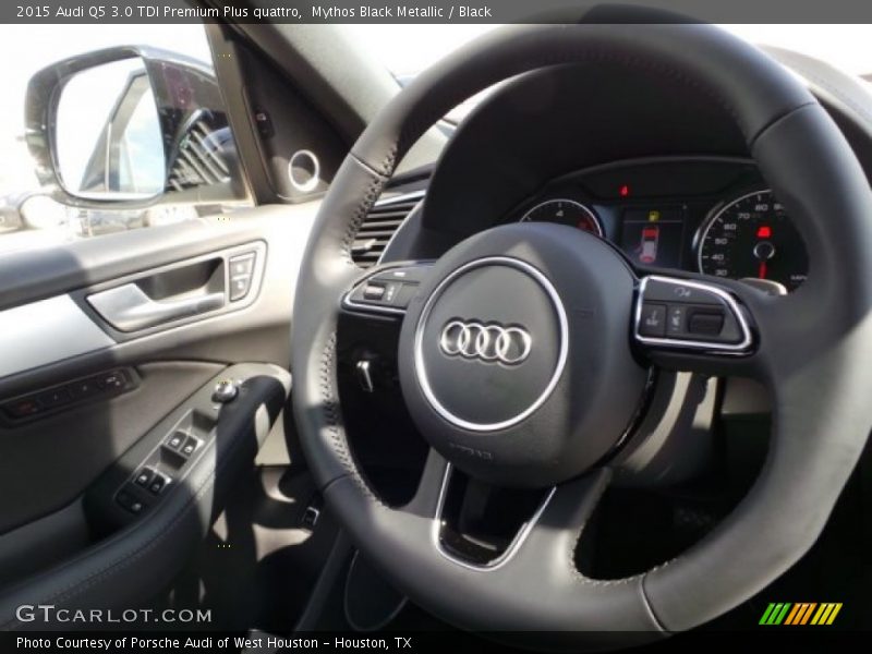 Mythos Black Metallic / Black 2015 Audi Q5 3.0 TDI Premium Plus quattro