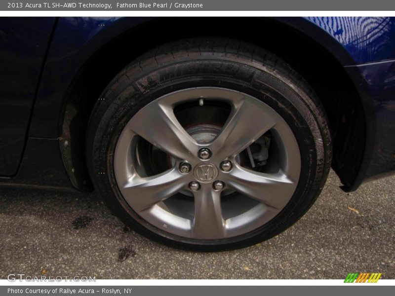 Fathom Blue Pearl / Graystone 2013 Acura TL SH-AWD Technology
