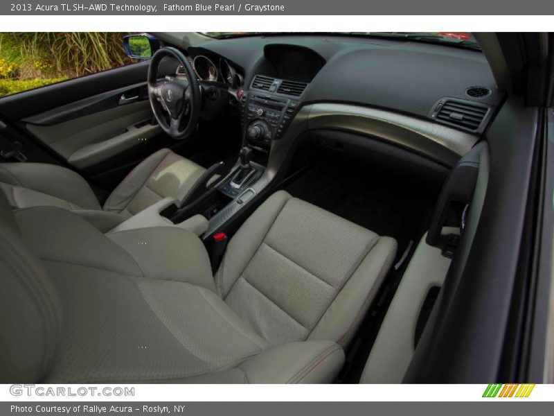 Fathom Blue Pearl / Graystone 2013 Acura TL SH-AWD Technology