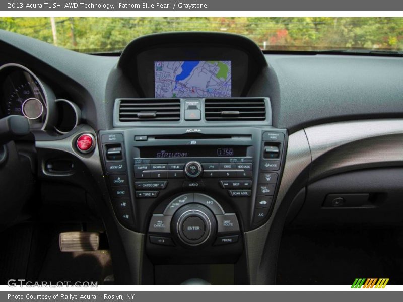Fathom Blue Pearl / Graystone 2013 Acura TL SH-AWD Technology