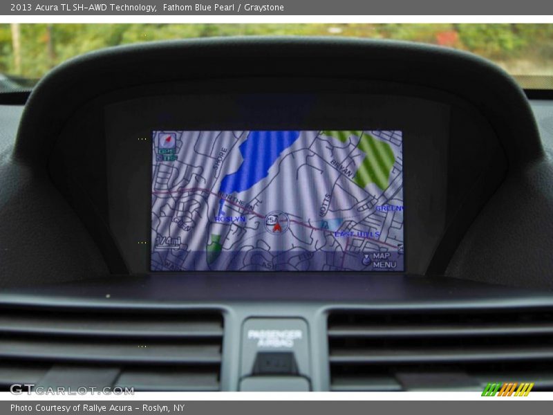 Fathom Blue Pearl / Graystone 2013 Acura TL SH-AWD Technology
