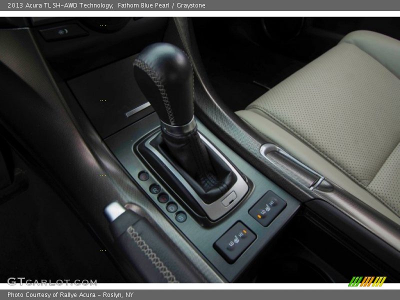 Fathom Blue Pearl / Graystone 2013 Acura TL SH-AWD Technology