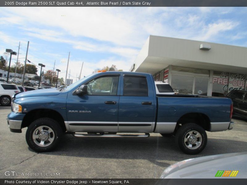 Atlantic Blue Pearl / Dark Slate Gray 2005 Dodge Ram 2500 SLT Quad Cab 4x4