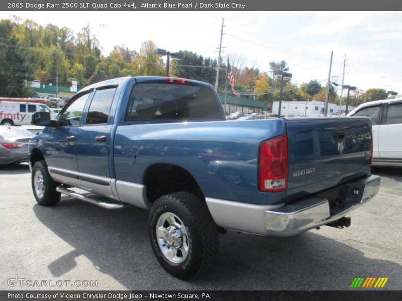Atlantic Blue Pearl / Dark Slate Gray 2005 Dodge Ram 2500 SLT Quad Cab 4x4