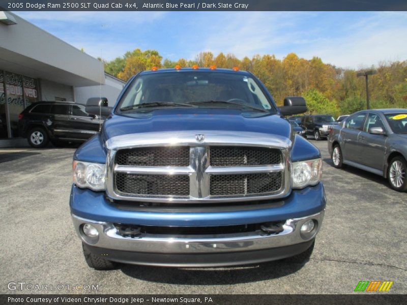 Atlantic Blue Pearl / Dark Slate Gray 2005 Dodge Ram 2500 SLT Quad Cab 4x4