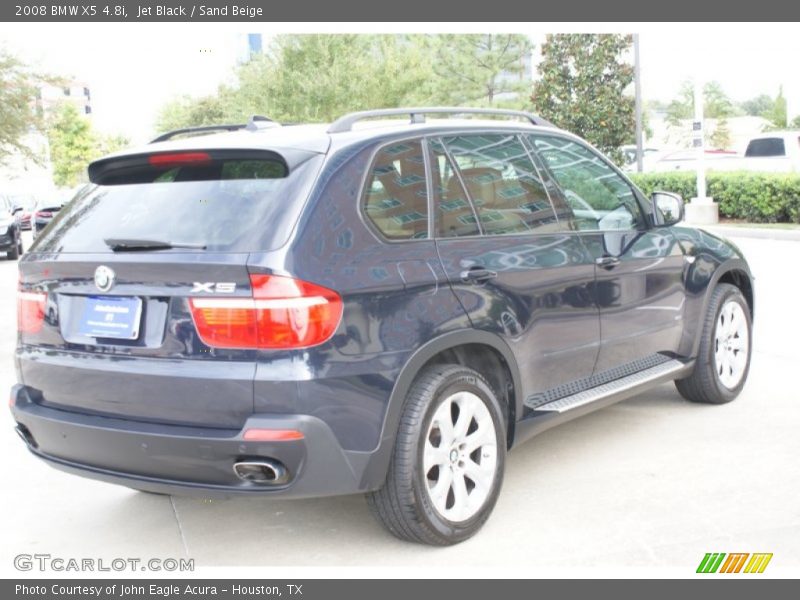 Jet Black / Sand Beige 2008 BMW X5 4.8i