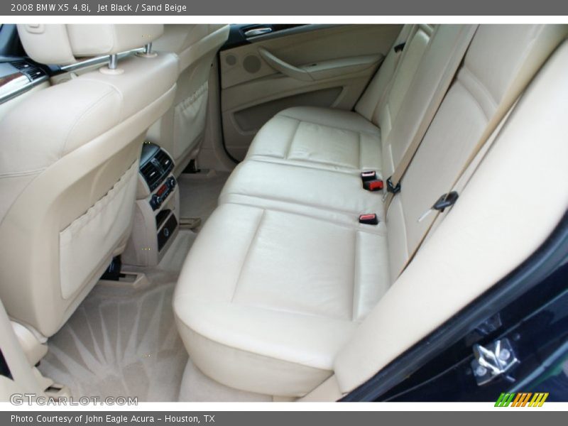 Jet Black / Sand Beige 2008 BMW X5 4.8i