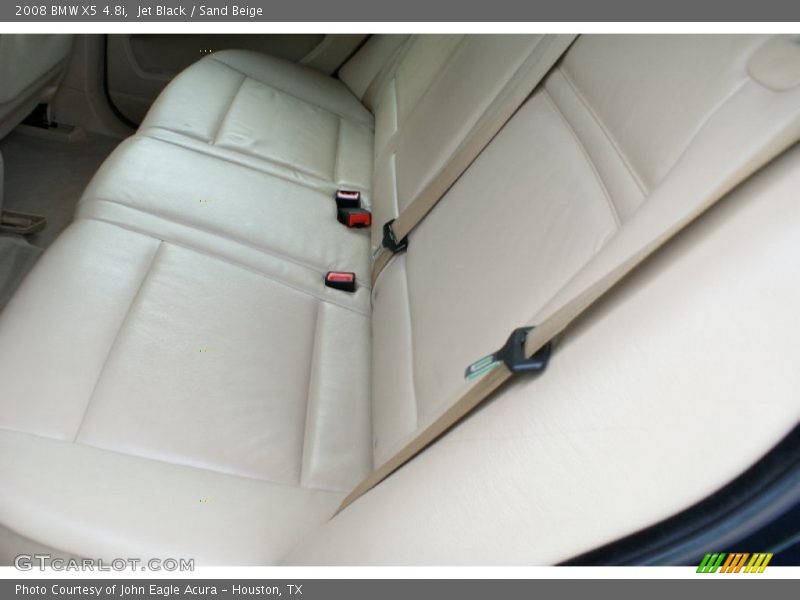 Jet Black / Sand Beige 2008 BMW X5 4.8i