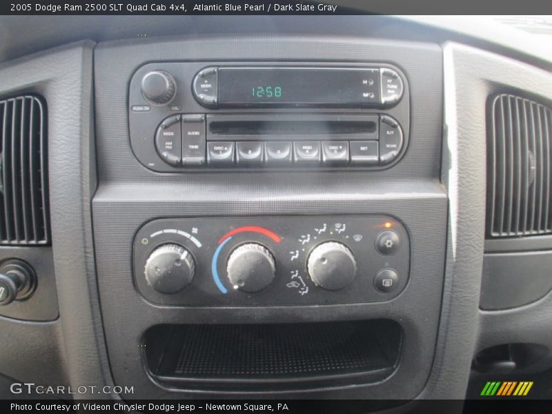 Atlantic Blue Pearl / Dark Slate Gray 2005 Dodge Ram 2500 SLT Quad Cab 4x4