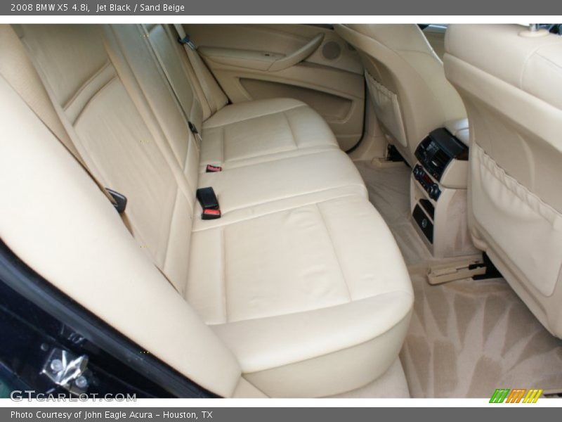Jet Black / Sand Beige 2008 BMW X5 4.8i