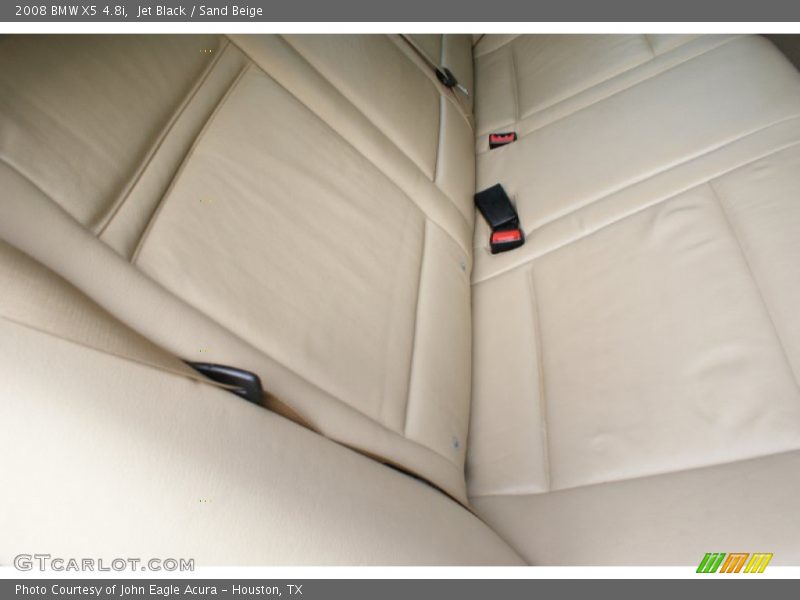 Jet Black / Sand Beige 2008 BMW X5 4.8i