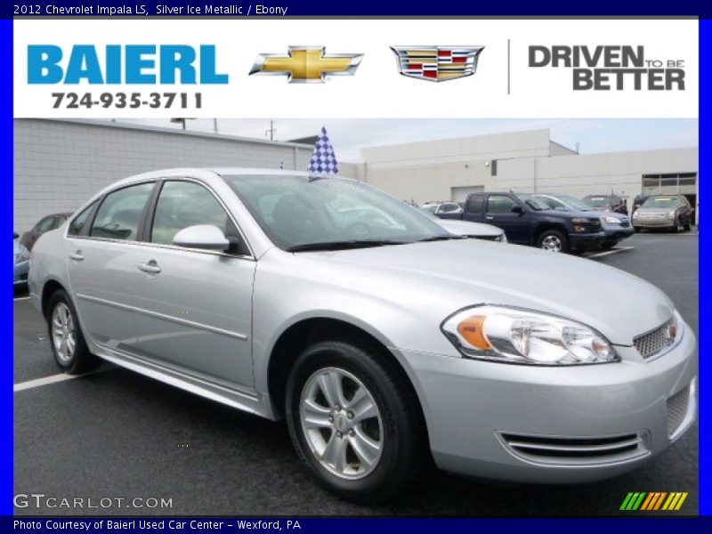 Silver Ice Metallic / Ebony 2012 Chevrolet Impala LS