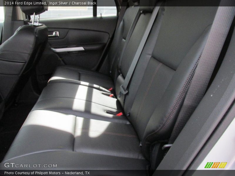 Ingot Silver / Charcoal Black 2014 Ford Edge Limited