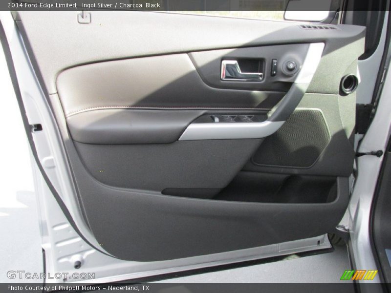 Ingot Silver / Charcoal Black 2014 Ford Edge Limited