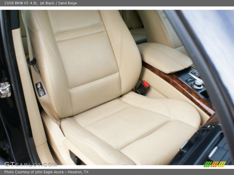 Jet Black / Sand Beige 2008 BMW X5 4.8i