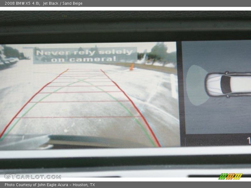 Jet Black / Sand Beige 2008 BMW X5 4.8i