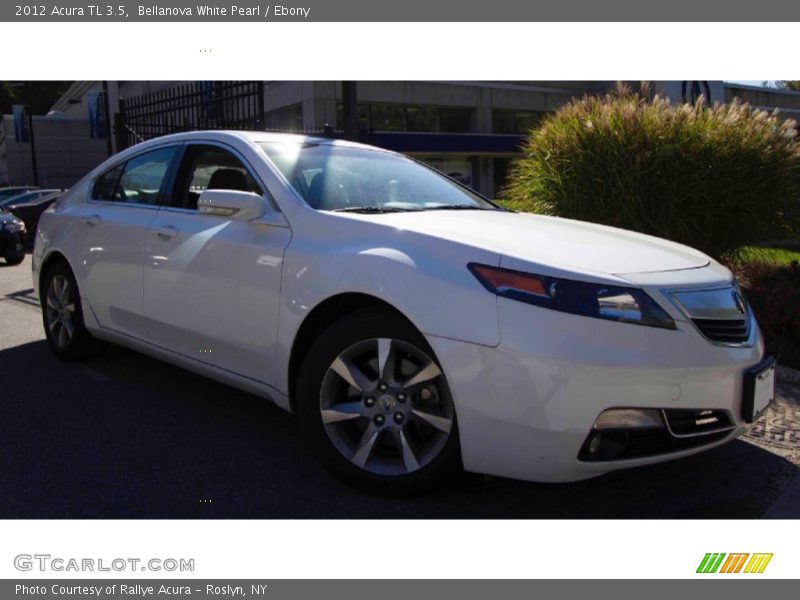 Bellanova White Pearl / Ebony 2012 Acura TL 3.5