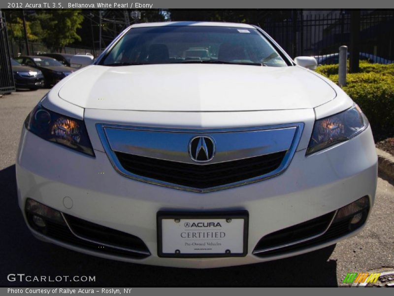 Bellanova White Pearl / Ebony 2012 Acura TL 3.5