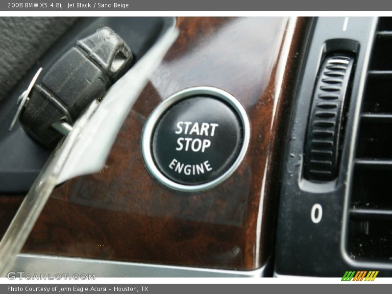 Jet Black / Sand Beige 2008 BMW X5 4.8i