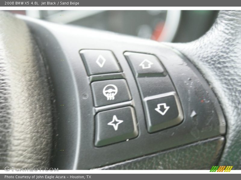 Jet Black / Sand Beige 2008 BMW X5 4.8i