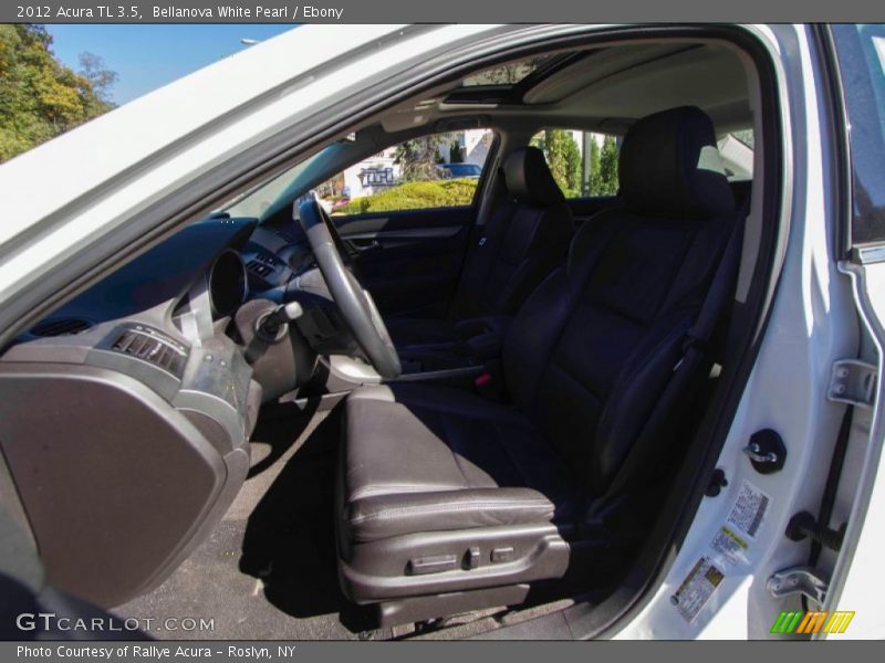 Bellanova White Pearl / Ebony 2012 Acura TL 3.5