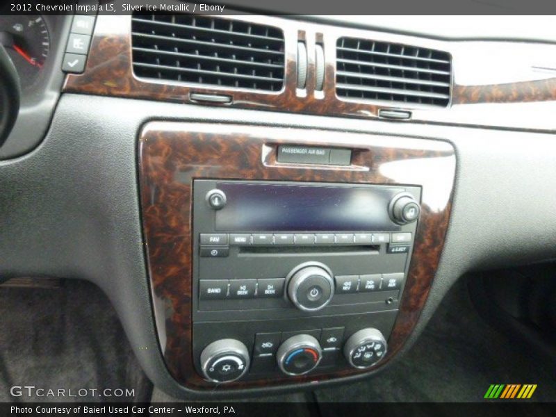 Silver Ice Metallic / Ebony 2012 Chevrolet Impala LS