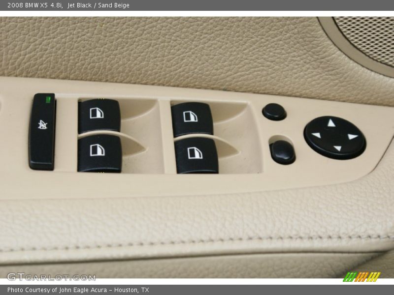 Jet Black / Sand Beige 2008 BMW X5 4.8i