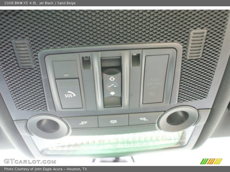 Jet Black / Sand Beige 2008 BMW X5 4.8i