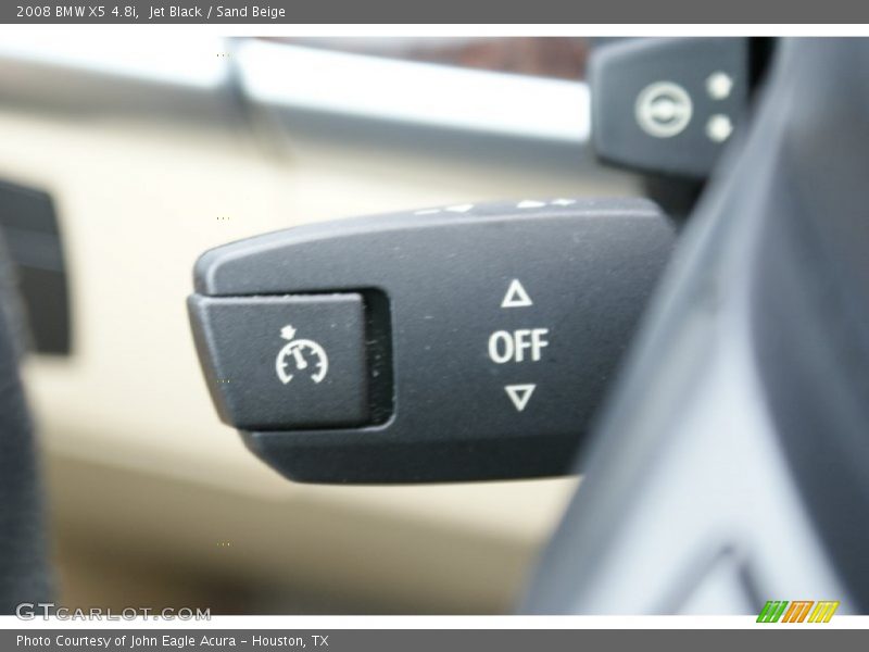 Jet Black / Sand Beige 2008 BMW X5 4.8i