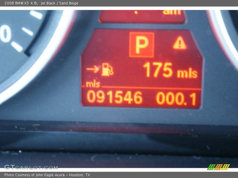 Jet Black / Sand Beige 2008 BMW X5 4.8i