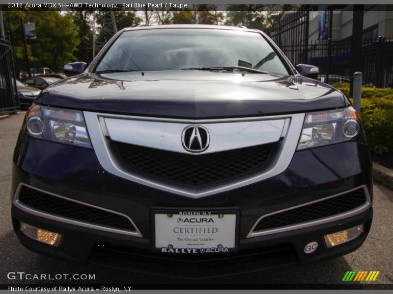 Bali Blue Pearl / Taupe 2012 Acura MDX SH-AWD Technology