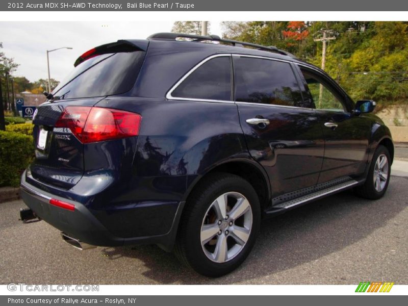 Bali Blue Pearl / Taupe 2012 Acura MDX SH-AWD Technology