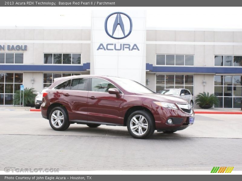 Basque Red Pearl II / Parchment 2013 Acura RDX Technology