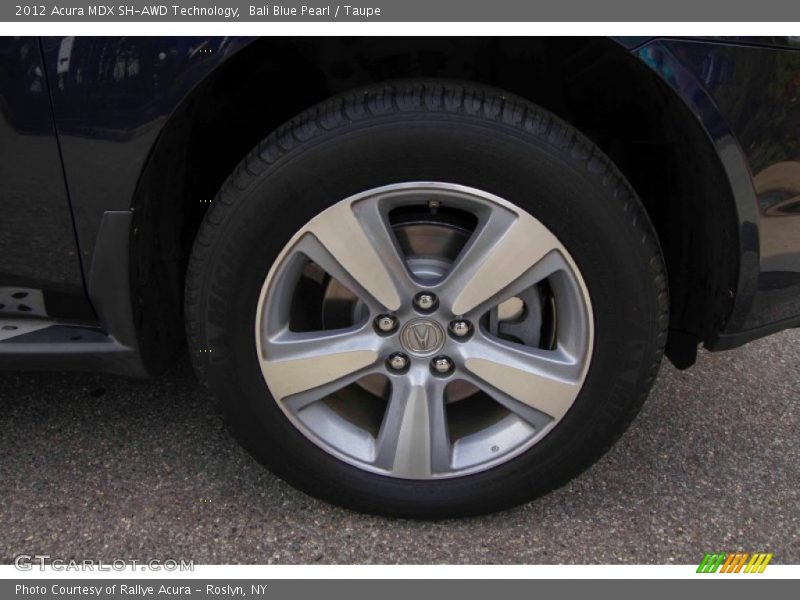 Bali Blue Pearl / Taupe 2012 Acura MDX SH-AWD Technology