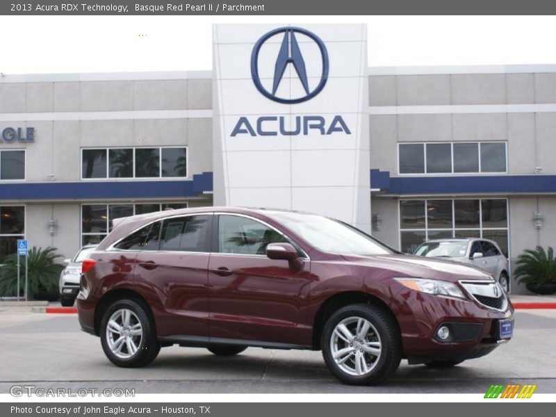 Basque Red Pearl II / Parchment 2013 Acura RDX Technology