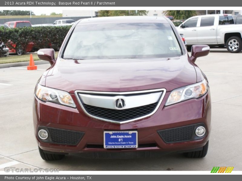 Basque Red Pearl II / Parchment 2013 Acura RDX Technology