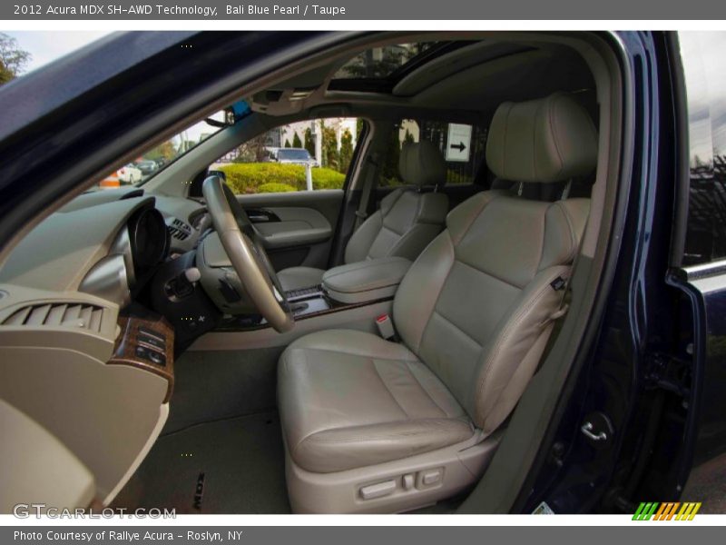 Bali Blue Pearl / Taupe 2012 Acura MDX SH-AWD Technology