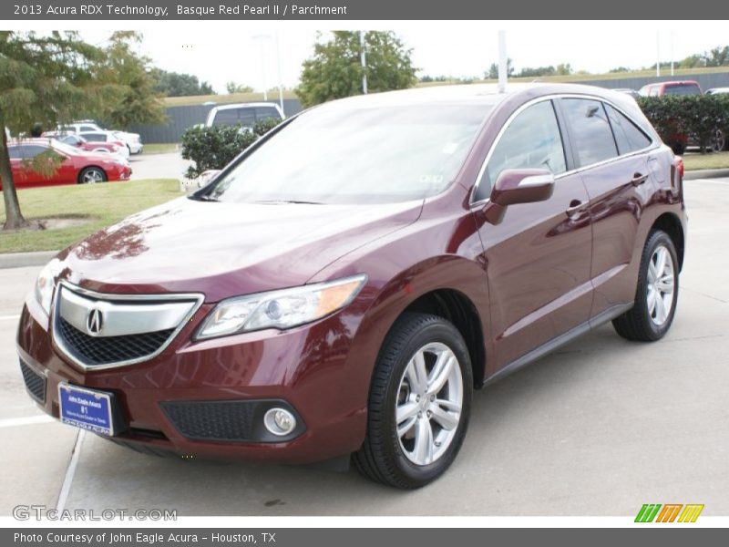 Basque Red Pearl II / Parchment 2013 Acura RDX Technology