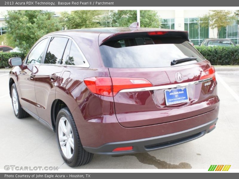 Basque Red Pearl II / Parchment 2013 Acura RDX Technology