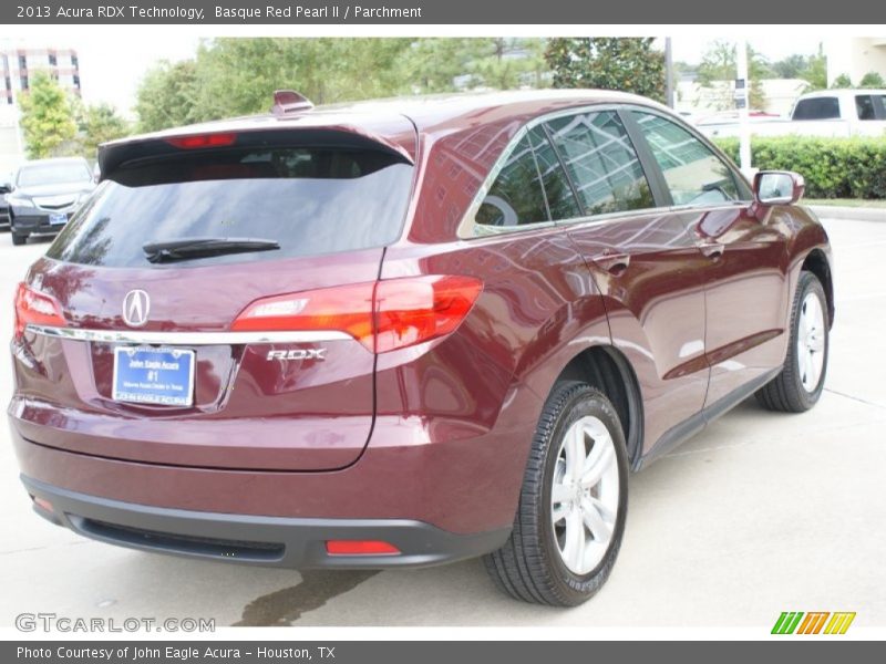 Basque Red Pearl II / Parchment 2013 Acura RDX Technology