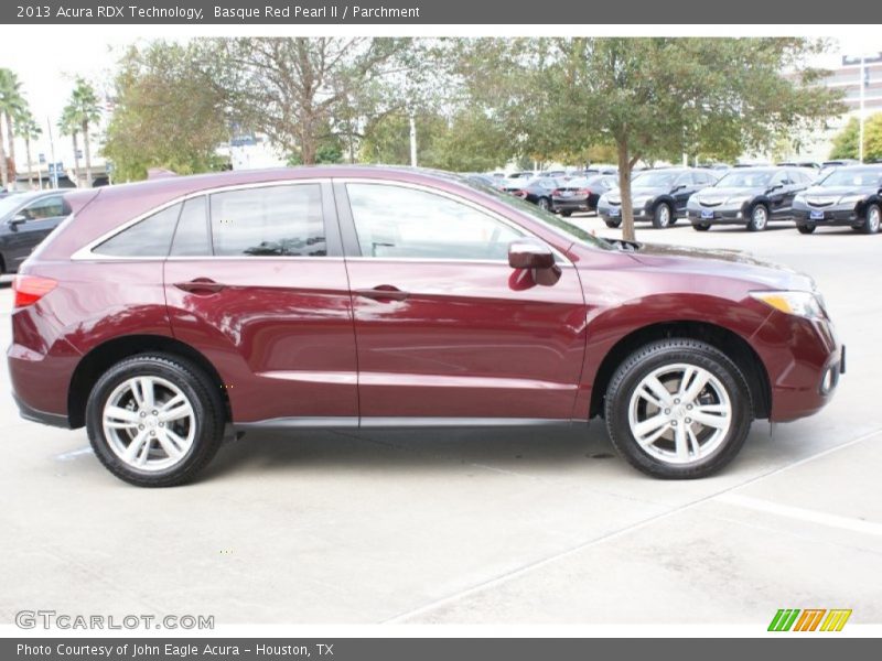 Basque Red Pearl II / Parchment 2013 Acura RDX Technology